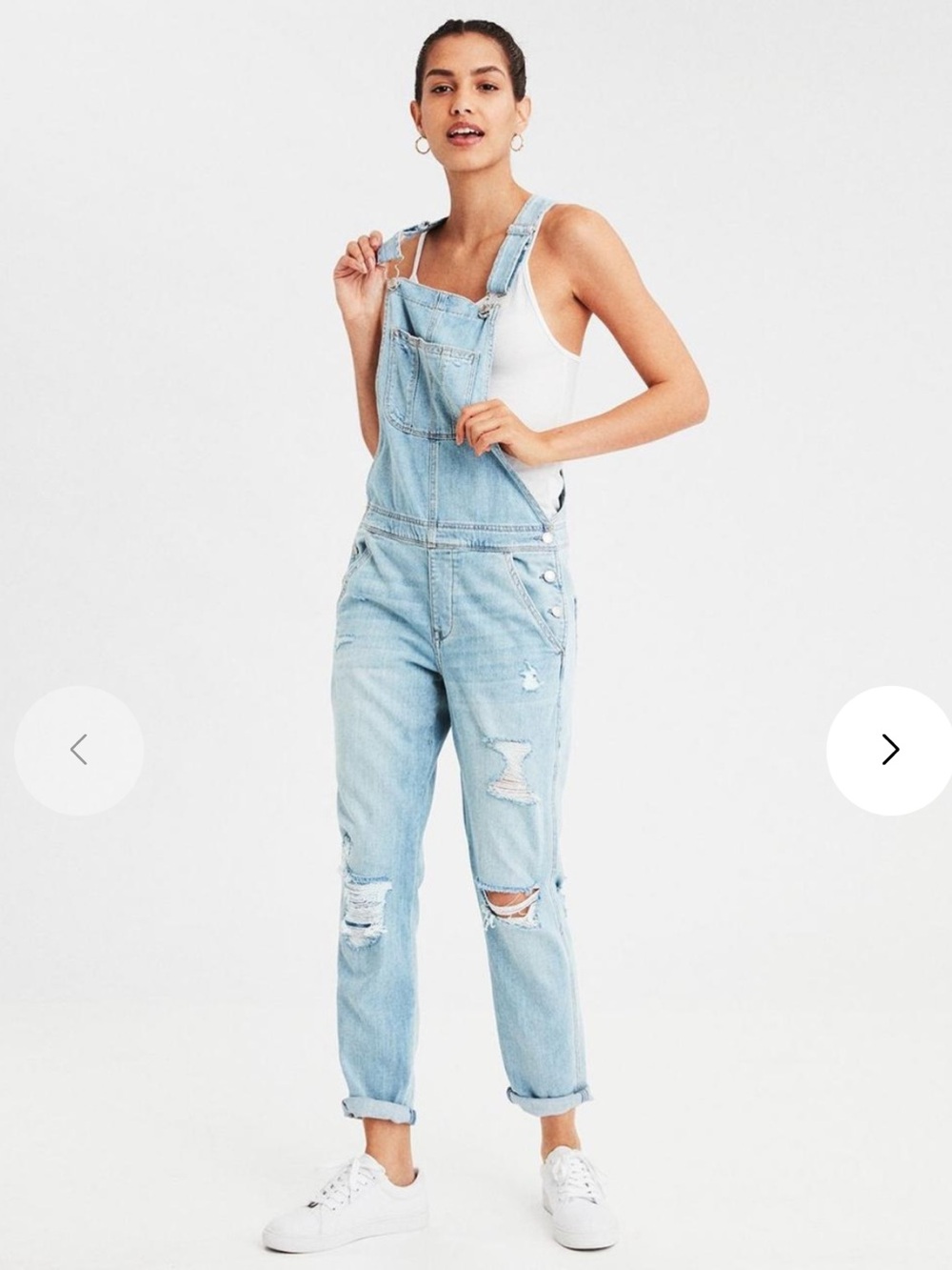 American Eagle Tomgirl overalls